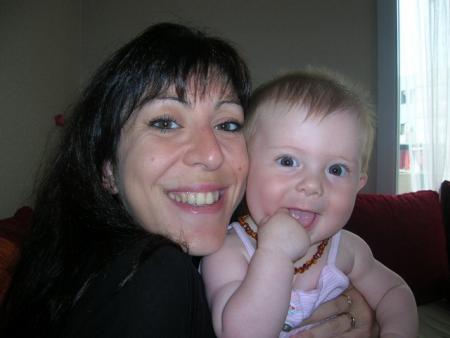 avec fabienne ma marraine